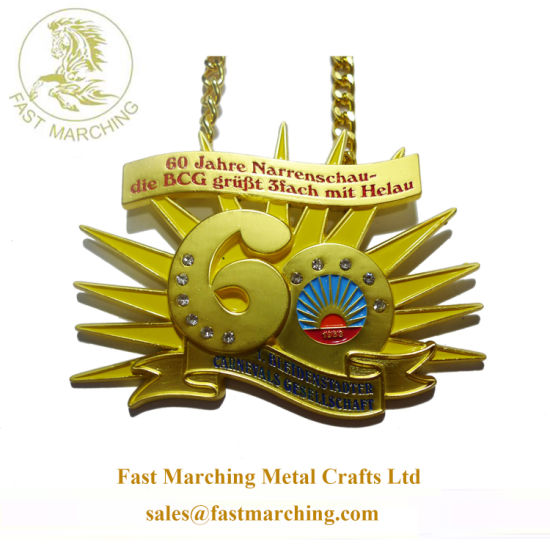 Factory Price Custom Medallion Tile Sun Flower Funny Medal Awards