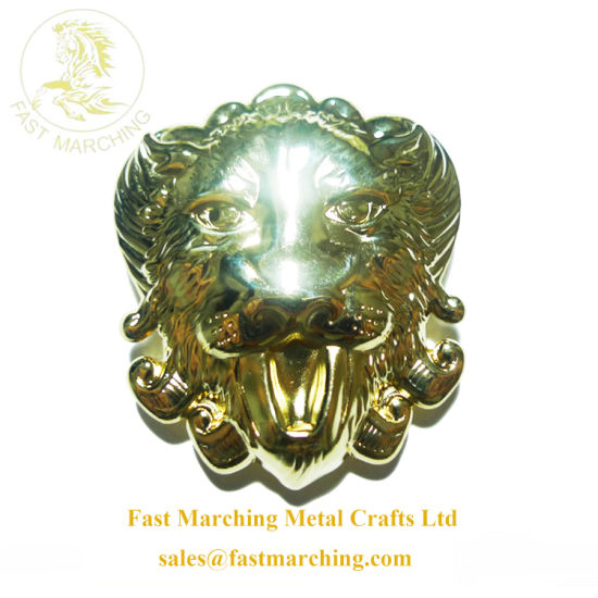 Factory Price Custom Die Cast 3D Badge Lion Lapel Pin