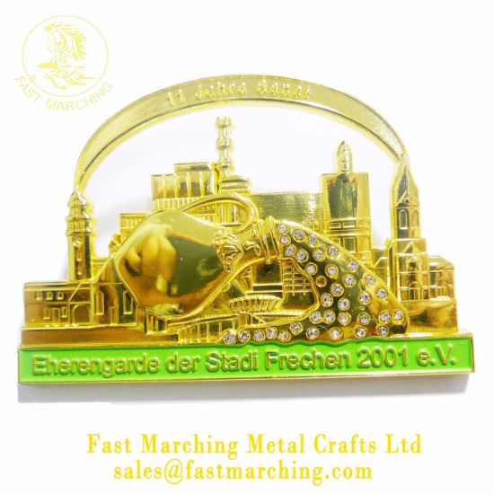 Custom Factory Price 3D Metal Reflective Badges Manufacturer in Mumbai
