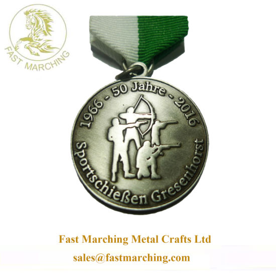 Custom Customized Neck Ribbons Embossed Olympic Sports Medals and Ribbons