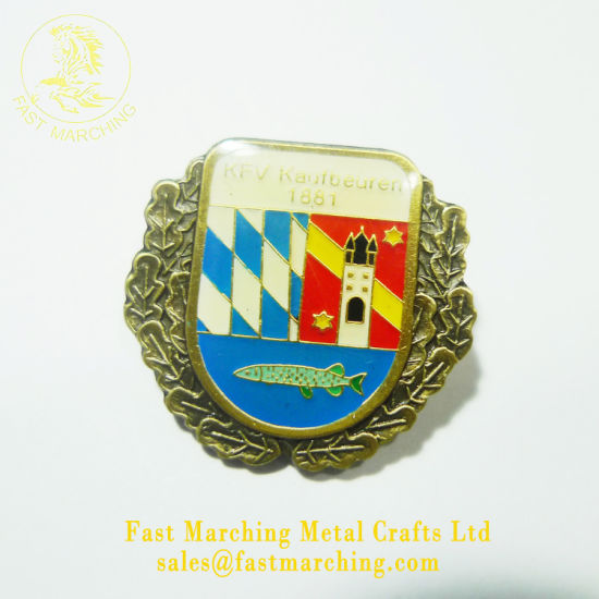 Wholesale Custom Magnet Security Badge Free Sample Metal Lapel Pin