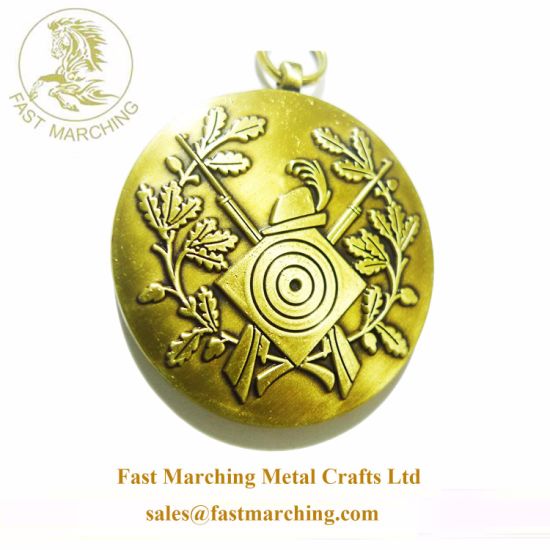 Custom Wholesale Die Casting Soft Enamel Base Metal Chain Gold Coin