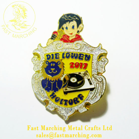 Custom Promotion Enamel Kids Badge Cartoon Lapel Pin