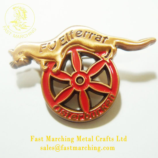Custom Cheap Mini Brand Metal Pin Sport Badge Manufacturers