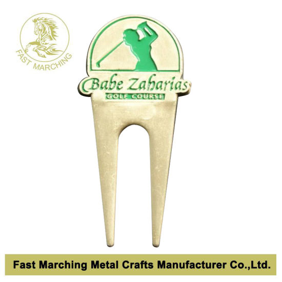 Factory Price Die Casting Metal Golf Forks Ball Markers