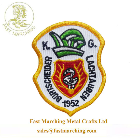Custom Badge Grill Awards Fabric UAE Maker Logo Embroidery Patch