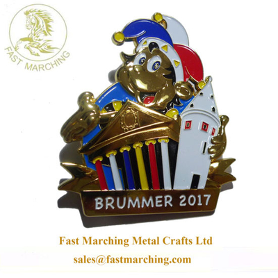 Factory Price Childrens Iron Stand Trophies 3D Honor Medal for Sports