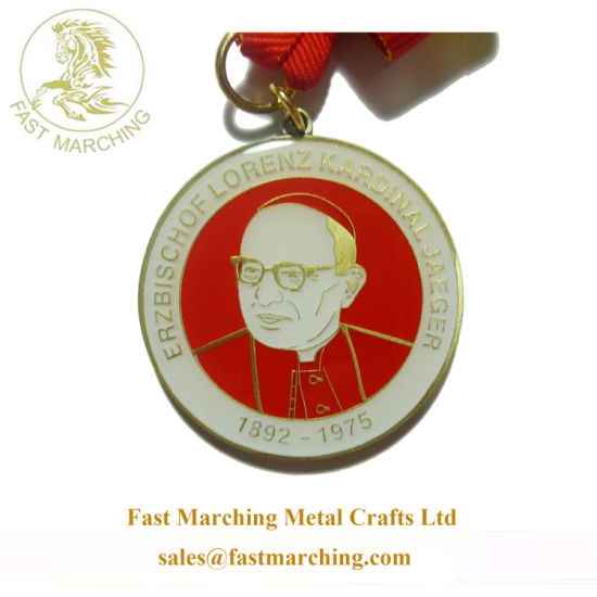 Custom Factory Price Gift Finisher Enamel Religious Metal Medals Online