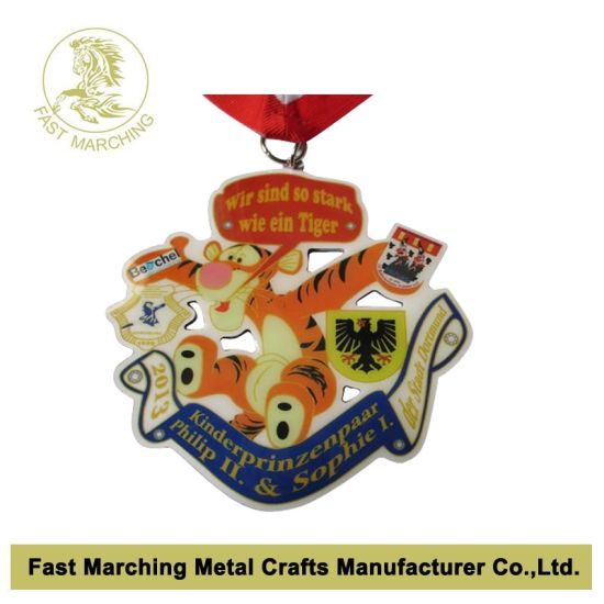 Sport Running Marathon Metal Medal, Medallion for Souvenir