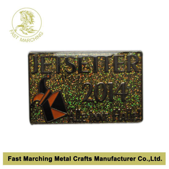 Promotional ID Name Plate Enamel Event Football Flag Pin Badge