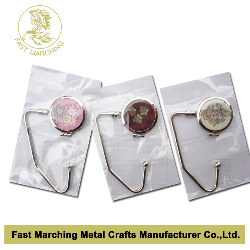 Custom Foldable Bag Purse Handbag Hanger Holder Hook Attractive Design