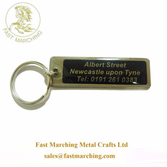 Wholesale Custom Tech Name Cool Accessories Keychain Chain for Dad