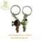 Factory Price Custom Personalized Engraved Zinc Alloy Couple Keychain