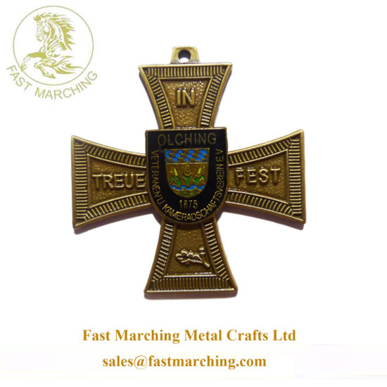 Custom Medals Round Plated Military Metal Made Medallions for Kids