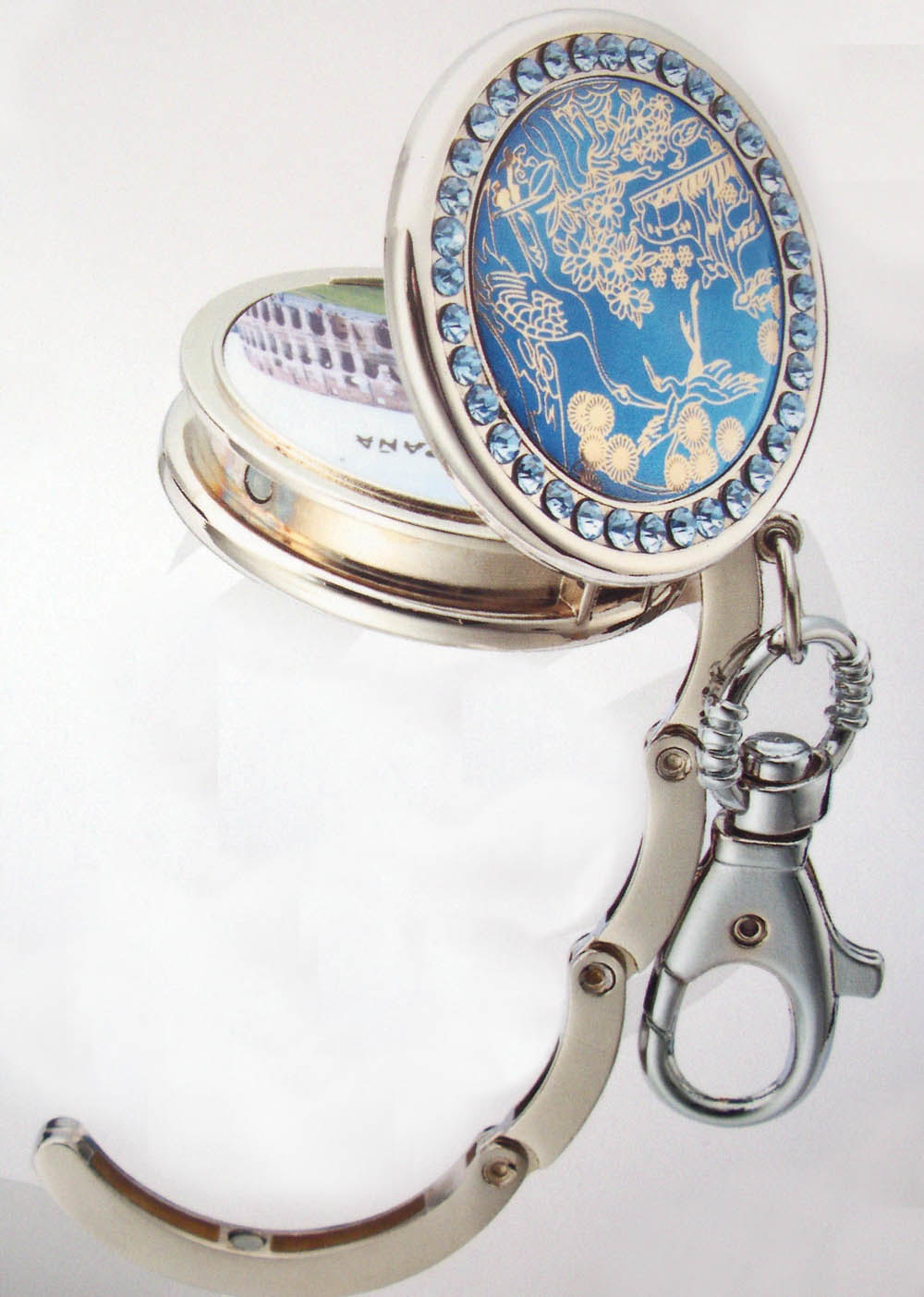 Custom Printed Purse Hook Bag Holder Handbag Hanger Factory Price