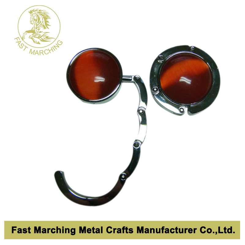 Foldable Purse Hook Bag Hanger, Custom Purse Holder with Print