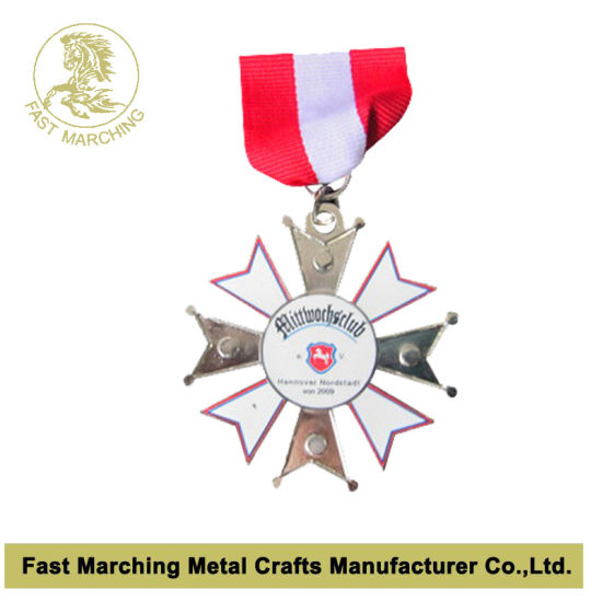 Awarded Top Quality Olympic Army Military Soccer Belt Medal Medallion