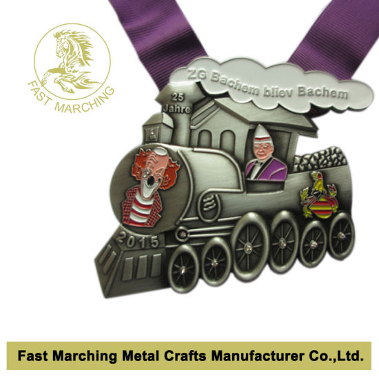 Custom Germany 3D Souvenir Medallion Trophy Strap Gold Silver Medal