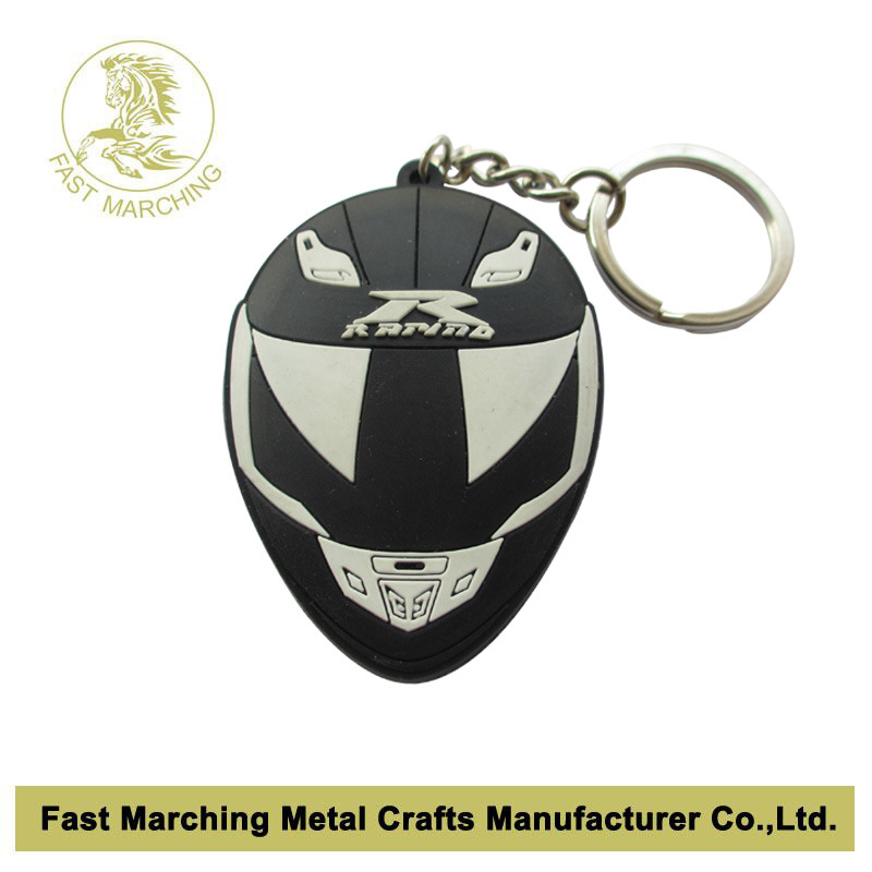 Custom Fashion Soft PVC Rubber Key Chain for Promation Gift