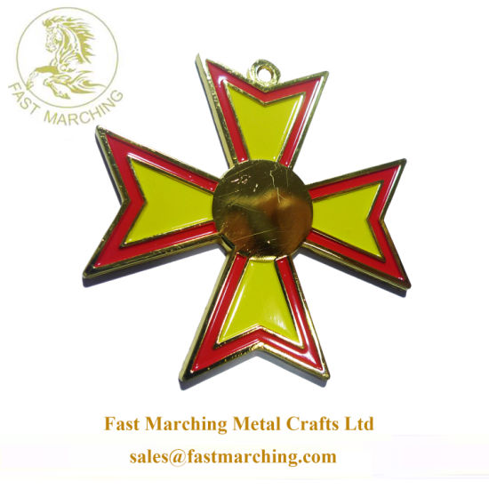 Wholesale Custom Medallion Tile Gift Iron Cross Metal Made Medal