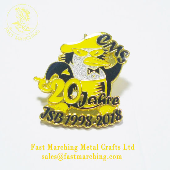 Custom Lion Lapel Pin Enamel Metal Badges Made to Order