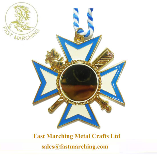 Custom Medals Round Plated Military Metal Made Medallions for Kids