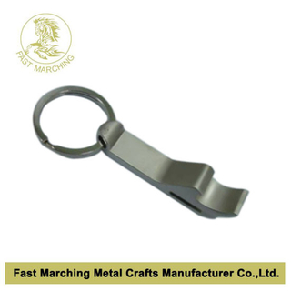 Custom Alloy Bottle Opener Key Ring