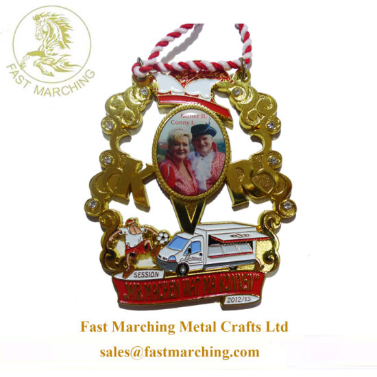 Custom Metal Malaysia Ribbons Order Medallion Funny Printing Award Medal