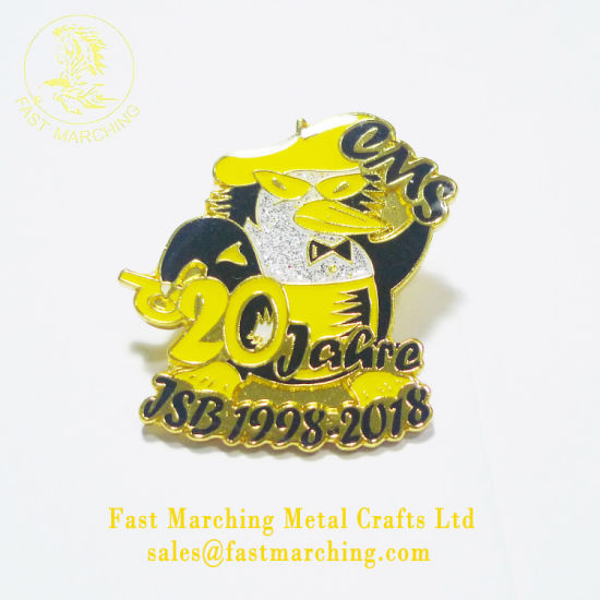 Custom Factory Price Magnetic Back Plate Collar Metal Made Badges