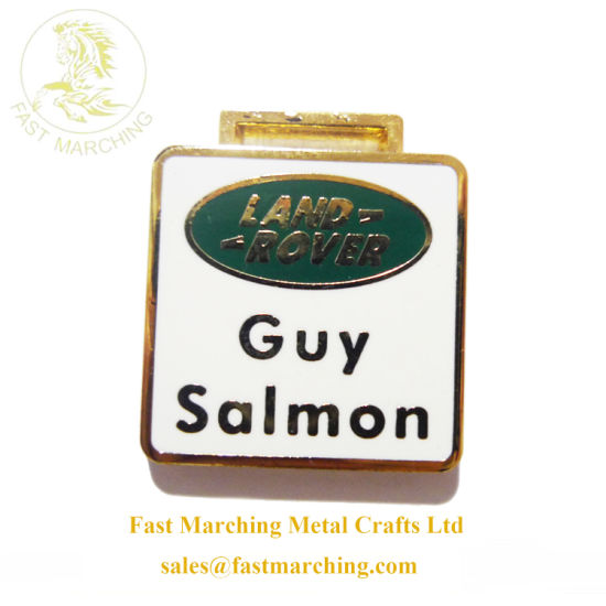 Custom Promotion Name Clothing Mini Emblem Metal Badge Souvenir Plaque