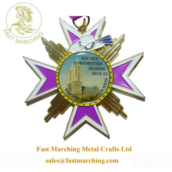 Custom Metal Malaysia Ribbons Order Medallion Funny Printing Award Medal