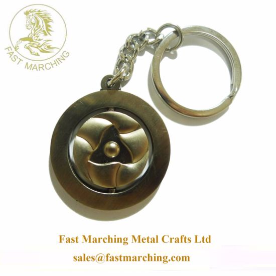 Custom Personalised Gifts Engraved Security Awesome Company Zinc Alloy Keychains