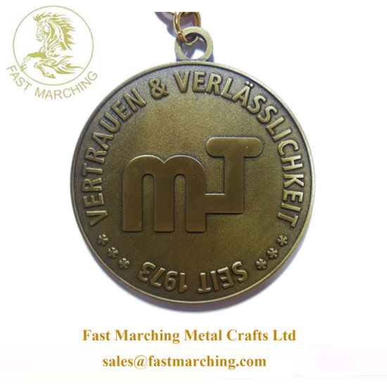 Factory Price Custom Souvenir Logo Big Copper Material Medals