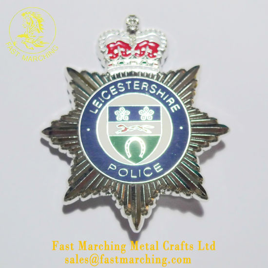 Custom Lapel Pin Making Supplies Safety Enamel Metal Police Badge