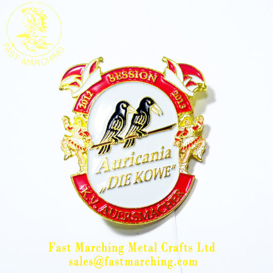 Custom Poppy Pin Own Design Metal Plate Enamel Badge Maker