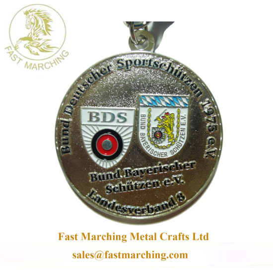 Factory Price Custom 3D Strap Medallion Zinc Alloy Corporate Medals