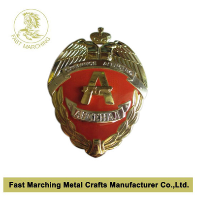 Custom Club ID Car Lapel Pin Emblem Metal Police Badge