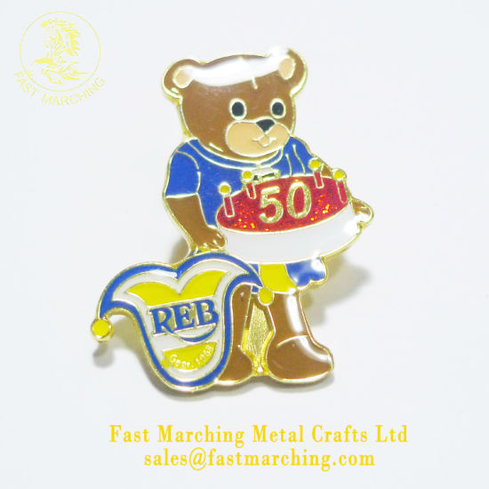 Custom Factory Price Tin Button Cartoon Reflective Mini Amg Badge