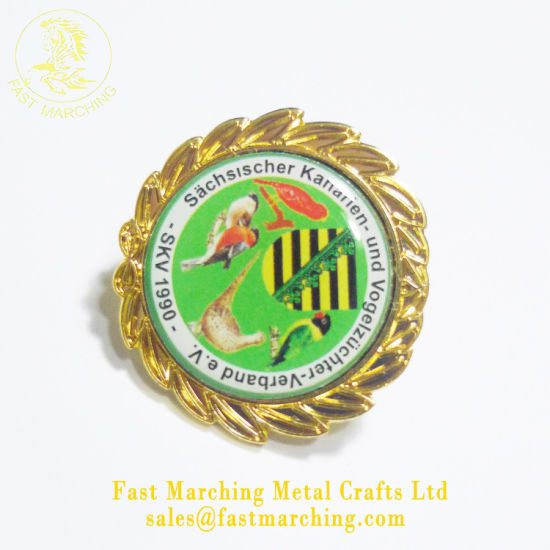 Custom Embroidered DOT Matrix Cap Pin Logo Metal Badge Maker