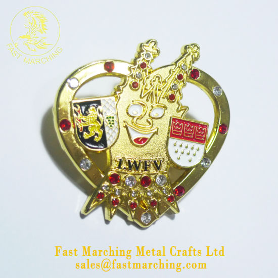Custom Tinplate Badge Magnet Button Material Metal Kunshan Lapel Pin