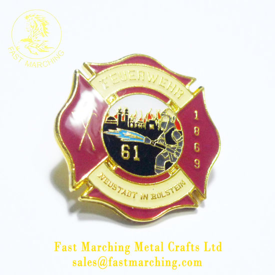 Custom Poppy Pin Own Design Metal Plate Enamel Badge Maker