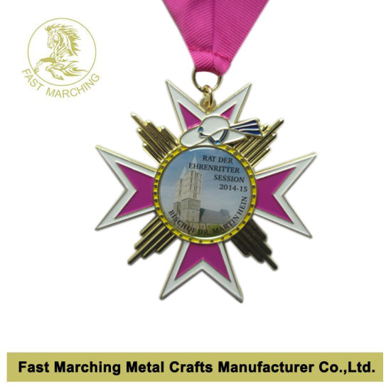 Brass Steel Aluminum Printed Medallion Award Souvenir Carnival Sports Medal