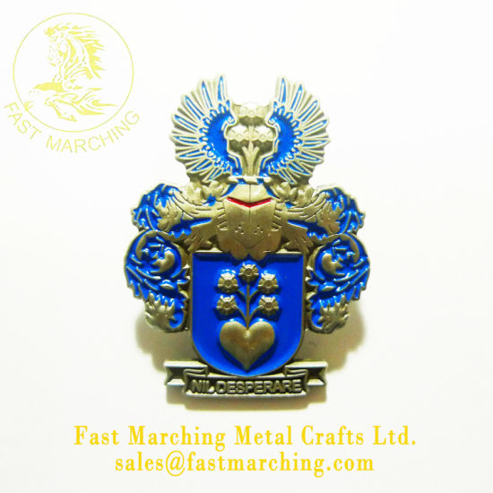 Factory Price Custom Badge Tinplate 3D Die Casting Lapel Pin