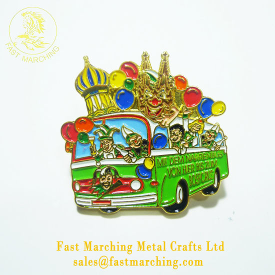 Wholesale Custom Cheap Cia Tinplate Lapel Enamel Emblem Metal Badge