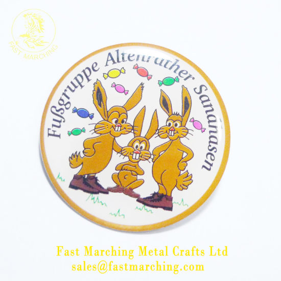 Custom Metal Kid Cartoon Lapel Pin Manufacturers China Print Badges
