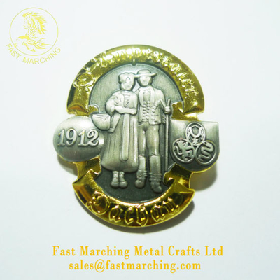 Custom Promotion Lapel Pin Wedding Die Casting Badge Metal