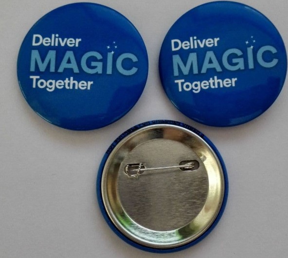 Tin buttons with very competitive prices